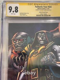 Fantastic Four #583 115 Variant CGC 9.8 SS Signature Series Signed by Art Adams