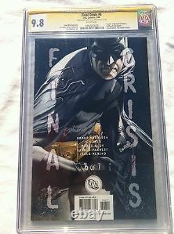 Final Crisis 6 Cgc Signature Series 9.8 Nm/mt Mahnke Ltd Edition Death Of Batman