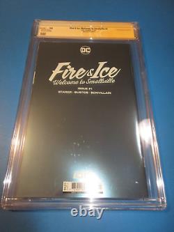 Fire and Ice #1 Nakayama Foil variant Signature Series CGC 9.8 NM/M Gem Wow