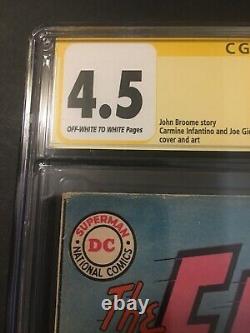 Flash 131 CGC 4.5 SS 1st Green Lantern crossover In Flash Series 1 of 6 Signed