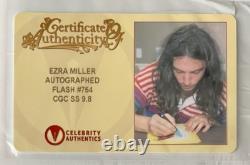 Flash #754. Cgc Ss 9.8. Signed Ezra Miller. Jla Justice League