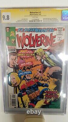 Flashback Wolverine #1 7/97 CGC 9.8 Signature Series Auto Hama, Nord And Hanna