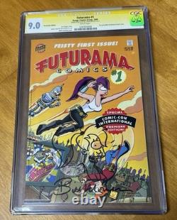 Futurama #1 Comic Con SDCC CGC Signature Series Bill Morrison Leela Sketch