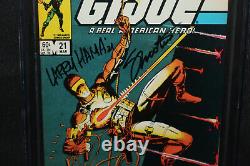 G. I. Joe #21 Larry Hama & Jim Shooter CGC Signature Series 8.5 1984