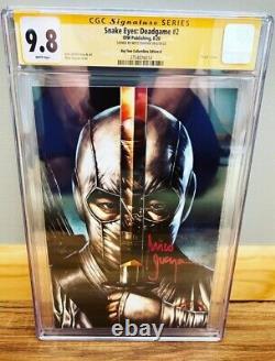 G. I. Joe Snake Eyes Dead game #2. CGC 9.8 Signature Series