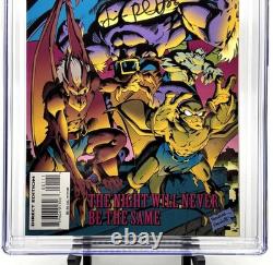 GARGOYLES #1 CGC 9.4 WP JSA SIGNATURE SERIES Signed JIMMY PALMIOTTI CLEAR CASE