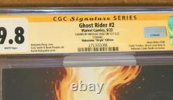GHOST RIDER #2 CGC 9.8 SS signed by Nicolas Cage, Celebrity Authentics Holo #