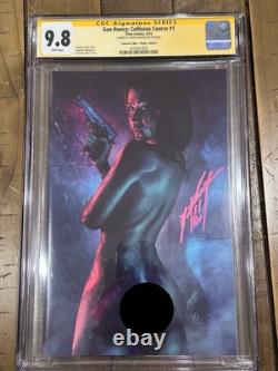 GUN HONEY COLLISION COURSE #1 DAVID SANCHEZ VARIANT CGC Signature Series 9.8