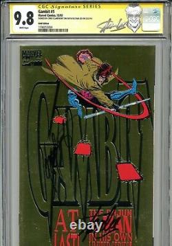 Gambit 1993 1 CGC 9.8 SS X2 Gold cover Stan Lee Claremont Rogue X-Men Wolverine