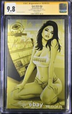 Garv's Girls #1A Comic Con CGC Signature Series Foil 9.8 1/1 printed