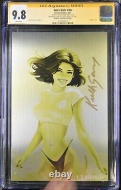 Garv's Girls #1B Naughty Summer CGC Signature Series Foil 9.8 1/1 printed