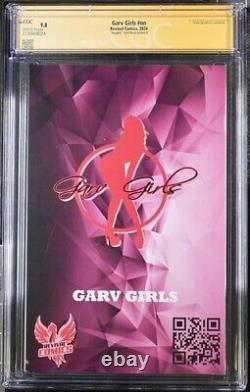 Garv's Girls #1B Naughty Summer CGC Signature Series Foil 9.8 1/1 printed