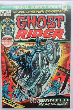 Ghost Rider #1 FN/VF 7.0 (Marvel) CGC Signature Series Signed Stan Lee