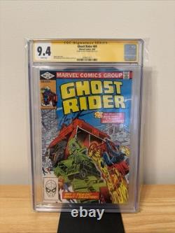Ghost Rider #69 CGC 9.4, Signature Series Roy Thomas signed, 6/82, White Pages