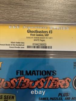 Ghostbusters CGC Signature Series Slab Lot of 2! Signed By Howard Bender! Rare