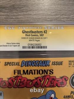 Ghostbusters CGC Signature Series Slab Lot of 2! Signed By Howard Bender! Rare