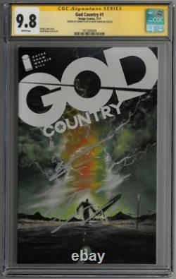 God Country #1 CGC 9.8 SS Double Signed 2x Geoff Shaw Donny Cates Netflix Option