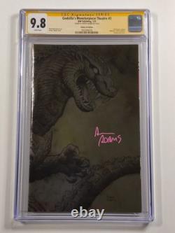 Godzilla's Monsterpiece Theater #3 CGC 9.8 Sig Series Signed Arthur Adams Foil