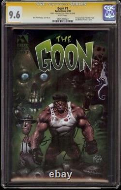 Goon # 1 CGC 9.6 White Signature Series (Avatar 1999) 1st Franky & Goon