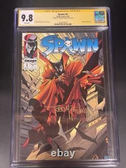 Graded Spawn #3 (1992) CGC 9.8 Signature Series Signed by Todd McFarlane