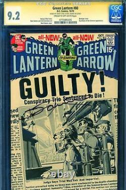 Green Lantern #80 CGC 9.2 1970 SS Denny O'Neil & Neil Adams Signature Series