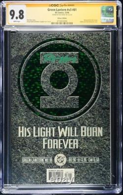 Green Lantern 81 Cgc 9.8 SS Signed Signature Series Ron Marz 1996