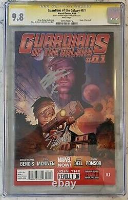 Guardians of the Galaxy 0.1 CGC 9.8 Signed By Stan Lee & Karen Gillen Star-Lord