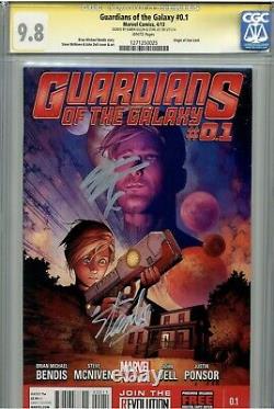 Guardians of the Galaxy 0.1 CGC 9.8 Signed By Stan Lee & Karen Gillen Star-Lord