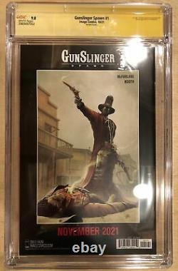 Gunslinger Spawn #1 Cgc Ss 9.8 1250 Blue Ink Mcfarlane Signature Series Signed