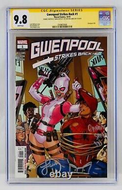 Gwenpool Strikes Back #1 CGC 9.8 Signature Series Leah Williams Signed Sketch SS