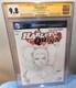 Harley Quinn #0 Cgc Signature Series 9.8 Dc Comics Signed & Sketch By Sajad Shah
