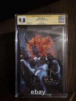 HELL SONJA #1 SS CGC 9.8 Signed & Sketched by Tiago LTD 500