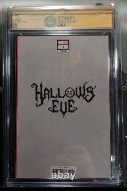 Hallows Eve #1 CGC 9.8 Signature Series 1200 Artgerm Virgin Cover Custom Label