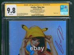 Hardlee Thinn CGC 9.8 SS Elias Chatzoudis Signature Series Pikachu Cosplay Foil