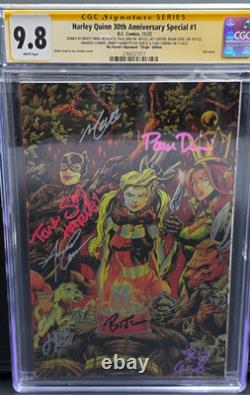 Harley Quinn 30th Virgin CGC 9.8 SS? 7x Auto Bruce Timm Dini Palmiotti Strong