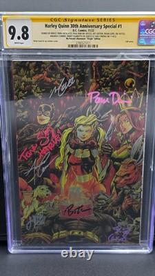 Harley Quinn 30th Virgin CGC 9.8 SS? 7x Auto Bruce Timm Dini Palmiotti Strong