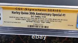 Harley Quinn 30th Virgin CGC 9.8 SS? 7x Auto Bruce Timm Dini Palmiotti Strong