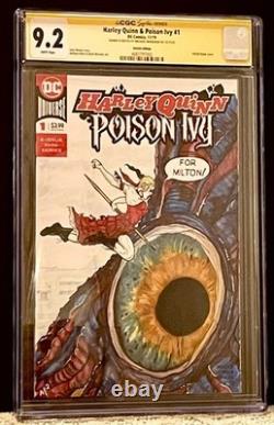 Harley Quinn Sketch Cover, CGC Signature Series, by Michael Munshaw