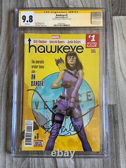 Hawkeye #1 CGC 9.8 11/17 signature series Hailee Steinfeld