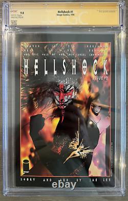 Hellshock #1 (1994) Image CGC 9.8 White Pages Jae Lee Signature Series