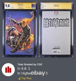 Hellverine #9 CGC 9.8 1100 J Scott Campbell Signature Series CGC 9.8