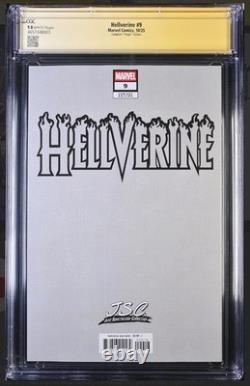 Hellverine #9 CGC 9.8 1100 J Scott Campbell Signature Series CGC 9.8