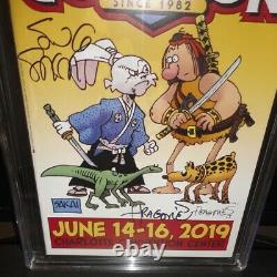 Heroes Con 37 Program CGC Signature Series 9.8 Sergio Aragones Stan Sakai 2019