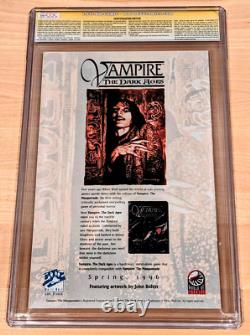 Hitman #1 Cgc 9.8 Ss Garth Ennis Gold Ink Signature DC Comics 1996 Free Ship