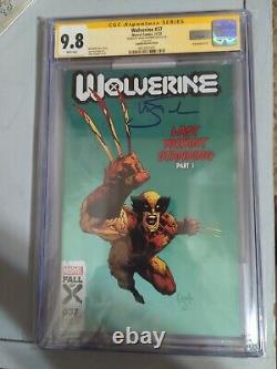 Hugh Jackman Autographed 2023 Wolverine #37 CGC SS 9.8 Capullo Variant Cover