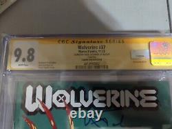 Hugh Jackman Autographed 2023 Wolverine #37 CGC SS 9.8 Capullo Variant Cover