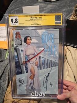 I Make Boys Cry #1 ABSOLUTE COMIC 2020 3x Autographs Signature Series CGC 9.8