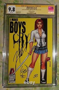 I Make Boys Cry #1 CGC Signature Series 9.8 Ssalefish Comics Edition. 3x Signed