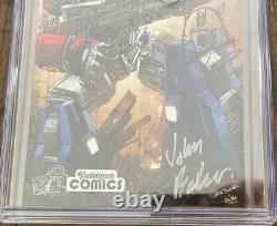 IDW Transformers VS G. I. Joe #1 CGC 9.8 Signature Series John Barber / Livio