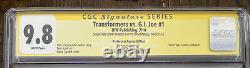 IDW Transformers VS G. I. Joe #1 CGC 9.8 Signature Series John Barber / Livio